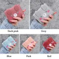 Women Tri-fold Solid Color Purses Card Holder Short Wallet Money Bag
