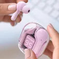 Air 31 TWS Pink Airpods Sound & High Quality Touch Sensors True Stereo Headphones with Built in Mic 10m Transmission Bluetooth Wireless Earbuds , Charging Case Sport Headset for all Bluetooth Smart devices