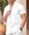 New Design Men's Stylish Half Sleeve Shirt - Soft Fabric, Long-lasting Style Formal look black color shirt